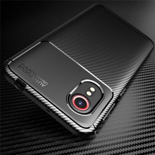 For Samsung Galaxy XCover 5 Case Carbon Fiber Texture Phone Cases Sumsung X Cover 5 XCover5 SM-G525F 5.3" Frame Shockproof Coque