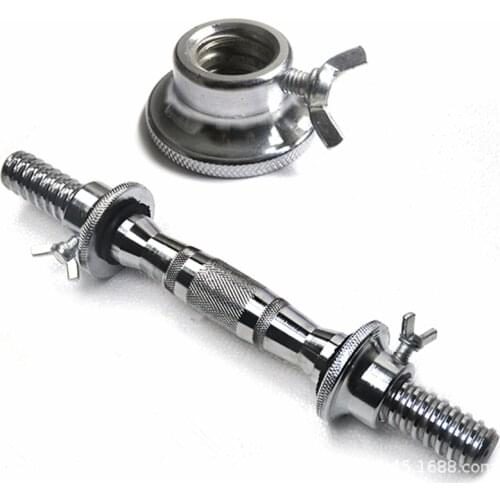 Dumbbells Bars With Clamps Lenght 30/34/40/45cm Fitness Home Gym Weightlifting Workout Bar Diameter 25mm Dumbbell Handles