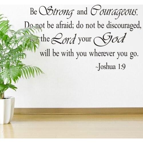 Christian Jesus Inspirational Quotes Vinyl Lettering Wall Stickers 8127 Decals for Living Bedroom Home Decoration English Quote