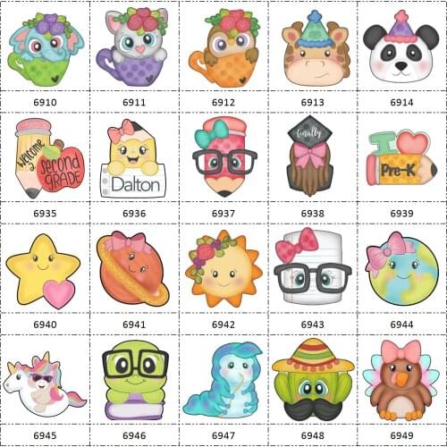 HSDCraft Free shipping 30 pcs planar resin cartoon Series for diy