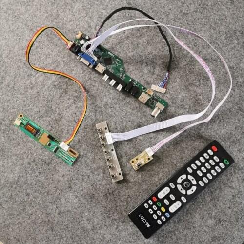 DIY kit 1-CCFL LCD panel drive control board LVDS 20 Pin For B133EW01/B121EW05/B121EW06 matrix VGA USB AV display 1280*800