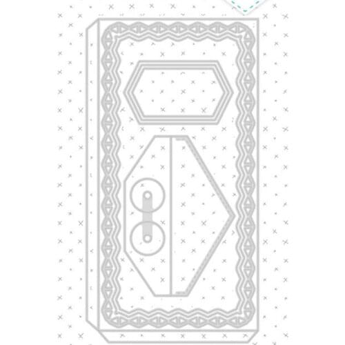 Artistic Style Envelope Metal Cutting Dies for DIY Scrapbooking Crafts Dies Maker Photo Album Template Handmade Decoration2021