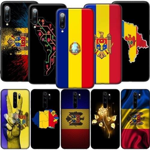 GX140 Moldova Flag Soft Silicone Case for Redmi Note 4X 5 5A Prime 6 6A 7 7A 8 8A 8T 9 9A 9C 9S Pro Lite