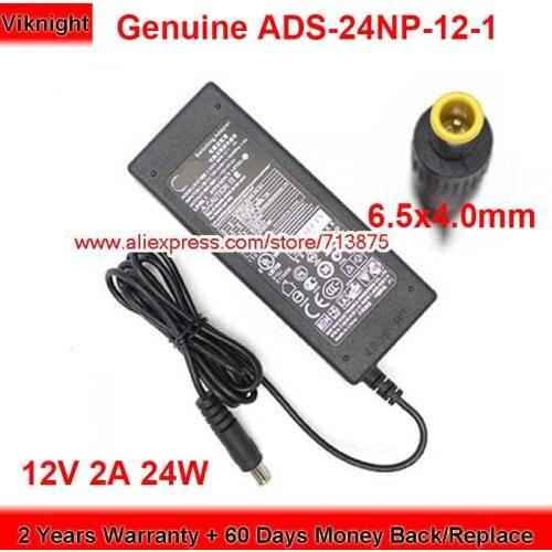 Genuine 12V 2A ADS-24NP-12-1 EAY60740801 Adapter for LG W1943S E1940T E2040T E1940S W1943SE W1943SV W1930S ADS-24NP-12-1 12024G