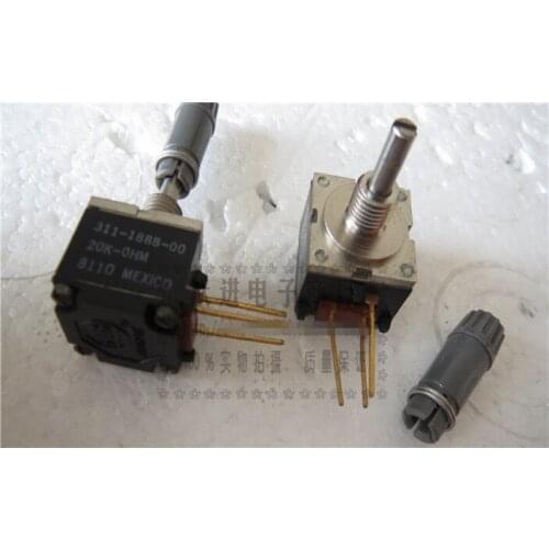 Original new 100% 311-1888-00 20K golden foot potentiometer handle length 16MMX3 hole 6mm (SWITCH)