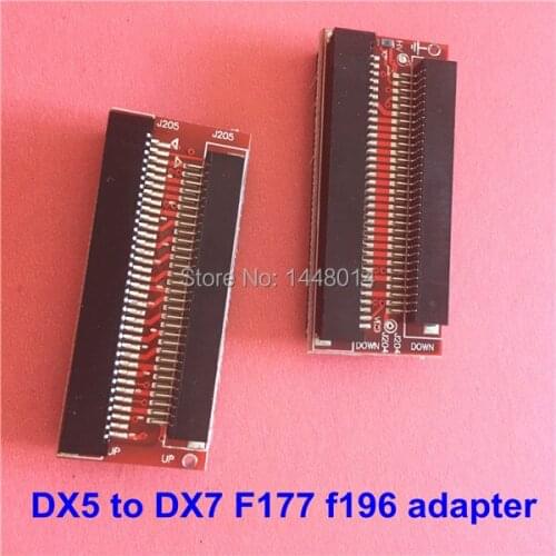 Chinese Printer DX5 Transfer to DX7 for Zhongye Galaxy Allwin Human Xuli DX5 F186 to DX7 F196 F177 Change Chip Adapter Card 1pc