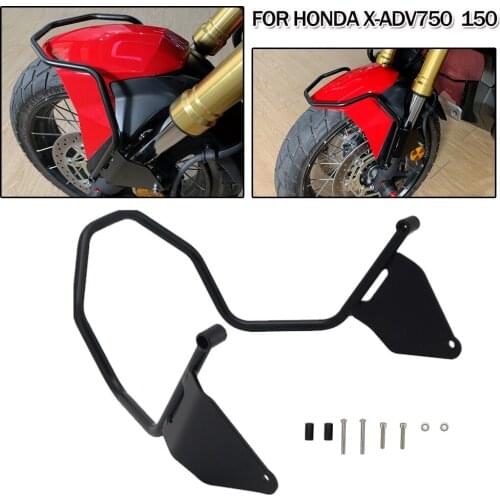 Steel Front Wheel Bumper Cover Mudguard Crash Bar Fender Guard Frame Protector For Honda XADV 750 150 XADV750 XADV150 2017-2019