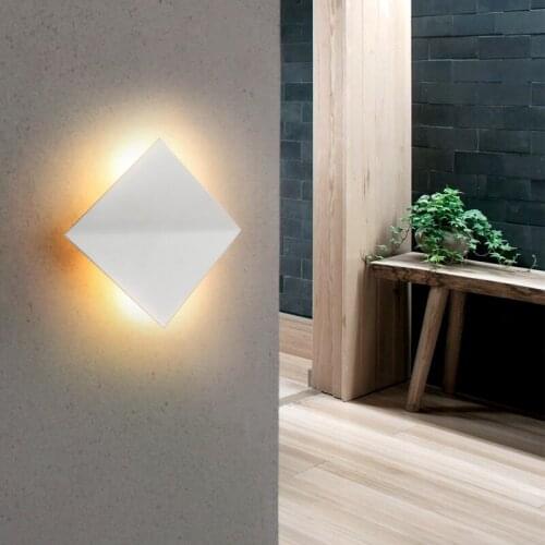 LED geometric origami art wall lamp bedroom living room guest room stair corridor balcony