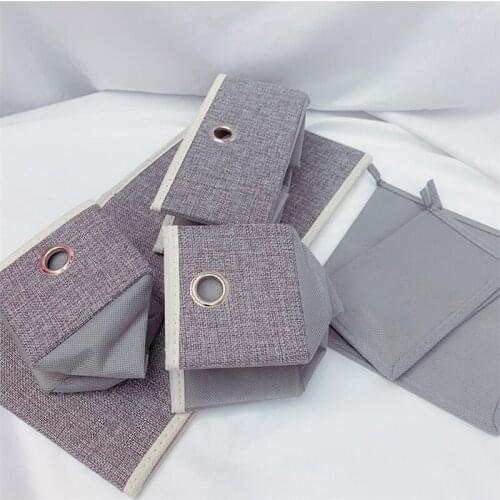 Fabric Double-Layer Drawer Type Foldable Underwear Storage Box Student Dormitory Bra Underwear Socks Style Storage