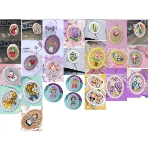 TT Girls DIY Craft Stich Cross Stitch Bookmark Metal Silver Golden Needlework Embroidery Crafts Counted Cross-Stitching Kit