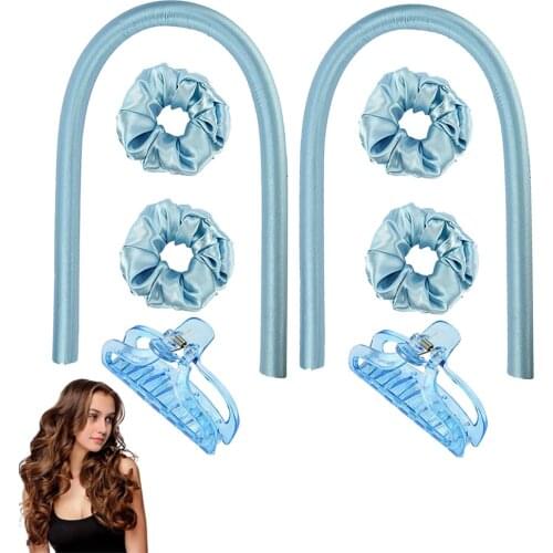 2pcs/set Multifunction Twist Sponge Hair Curler No Heat Hair Roller Hair Styling Tool