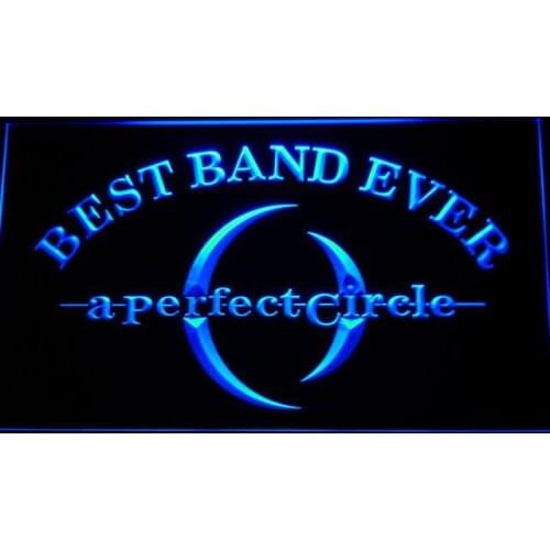 316 Best Band Ever A Perfect Circle LED Neon Light Signs with On/Off Switch 20+ Colors 5 Sizes to choose