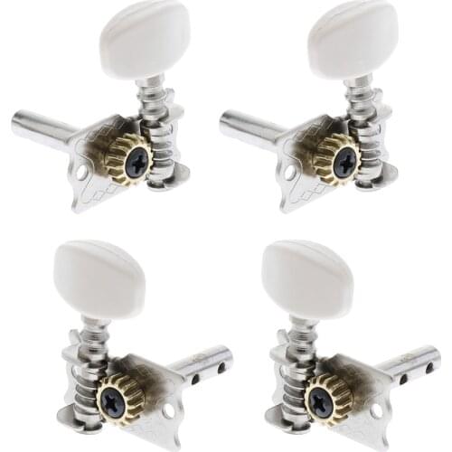 4pcs Guitar String Tuning Key Pegs Machine Head Round for Ukulele Replacements Accessory