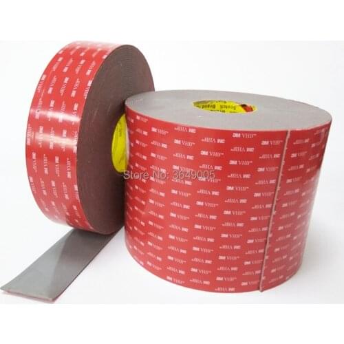 5pcs 3M 4991 VHB tape Double Sided Adhesive Acrylic Foam Mounting Tape Gray 2.3mm Thickness width 8~30mm
