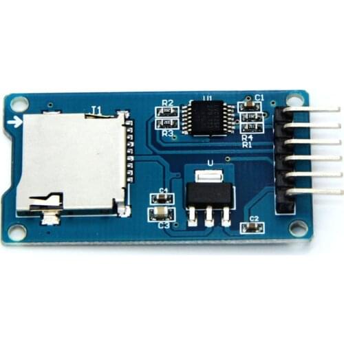50pcs YS-41 Micro Mini TF card read and write SD card module SPI interface with core level conversion