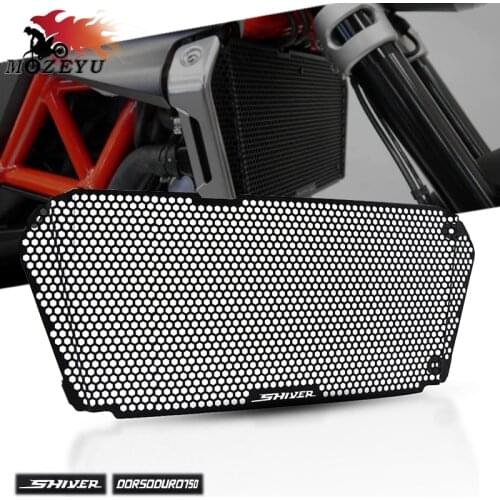 For Aprilia Shiver SL 750 Dorsoduro 750 2007-2017 Shiver 900 2018+ Aluminum Motorcycle Radiator Grille Guard Cover Protector