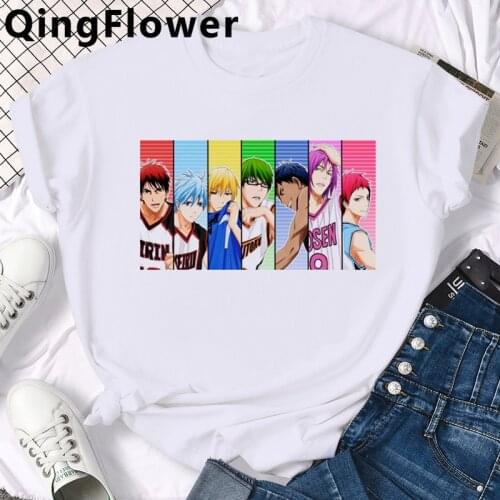 Anime Kuroko No Basket Basketball clothes summer top male print plus size aesthetic t shirt tshirt ulzzang vintage