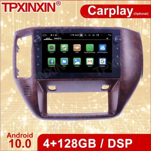 Wireless Carplay 2 Din Car Android 10 Stereo Receiver For Nissan Patrol Y61 GPS Radio Audio Recorder Head Unit Player IPS Screen