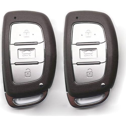 3 Buttons Smart Remote Key Shell Case For Hyundai IX25 IX35 Mistra With Insert key Blank (No Battery Clamp) Fob Key Cover
