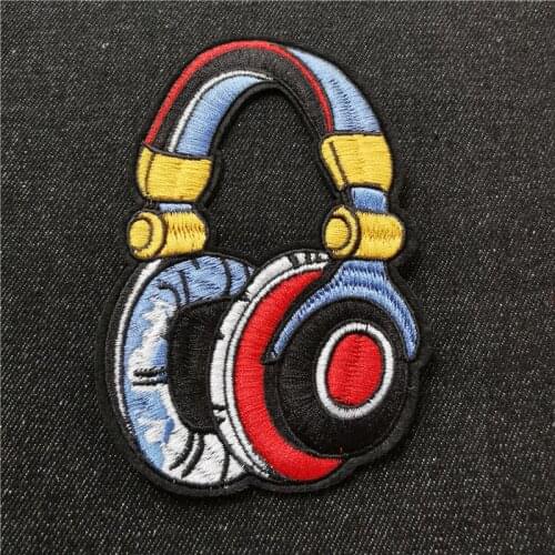 DIY Clothing Embroidery MUSIC Patch Appliques Stickers Clothing Badges Sewing Supplies Decorative Badges Space/ Animal