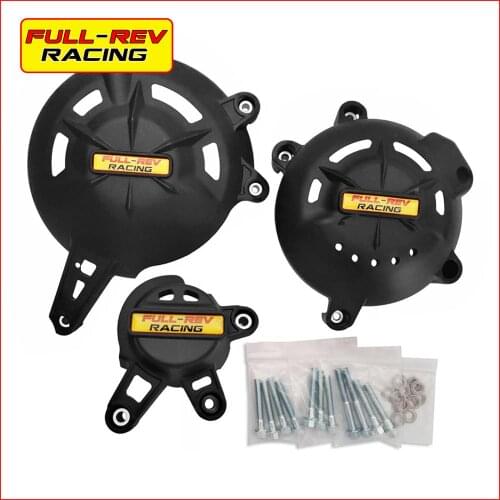 FOR KAWASAKI ER6F N 06-16/Z800 13-16 Motorcycles Full Rev Racing Perforated protective engine cover