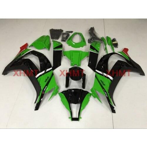 For ZX10r 2011 - 2015 Fairings ZX10r 2014 Plastic Fairings Ninja ZX 10r 2014 Green Black Fairing Kits