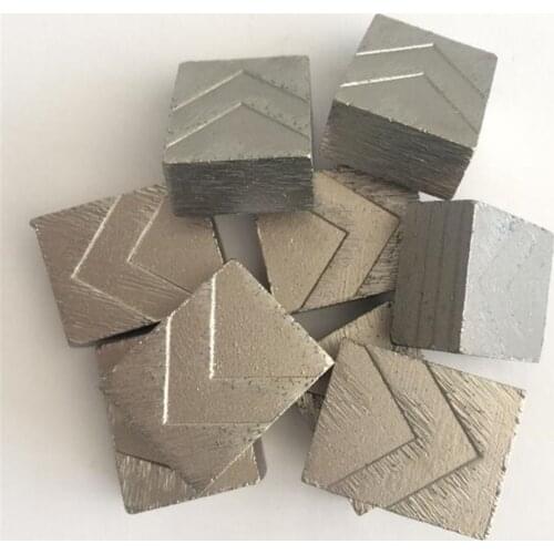 DS03 Big Blades Sharp Cutting Tips Granite Diamond Segments Single Blade Segments for Cutting Granite Block Quarry One Set