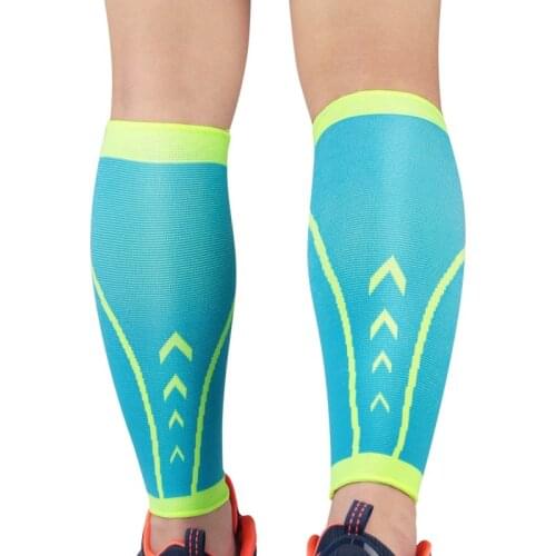 1pc Sports Compression Leg Sleeve Antiskid Basketball Football Calf Support Protector Socks Running Shin Guard Pain Relief New