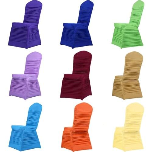 Lychee Modern Elastic Chair Covers Universal Stretch Dining Seat Covers Chair Covers for Wedding Hotel Party Meeting
