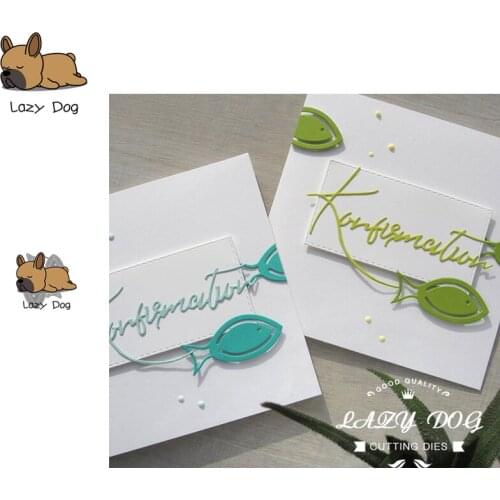 2PCS Fish Animal Metal Cutting Dies Scrapbooking Stencil DIY Decorative Craft Embossing Die Cuts Card Making New Dies For 2019