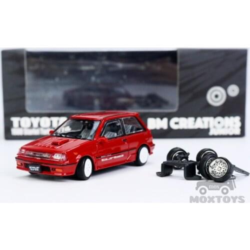 BM Creations 1:64 Toyota 1988 Starlet Turbo-S (EP71) Diecast Model Car