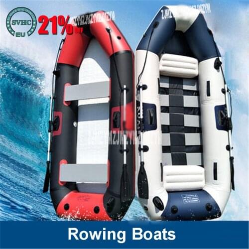 5 Adults Super Thickening Inflatable Rowing Boat 5 Persons 265*125*31 CM Boat Inflatable Rowing Boat with Spare Parts