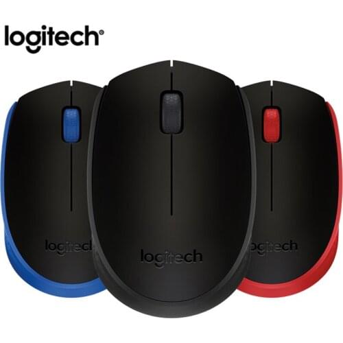 Logitech M171/M170 Original 2.4G Wireless Mouse Business Symmetrical Mice With Wireless 2.4G Receiver USB Plug and Play