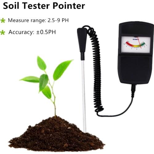 Soil Tester Pointer Type PH Monitor Soil PH Detector Acid Alkali Measuring Instrument for Plant Gardening Vegetable 20%off