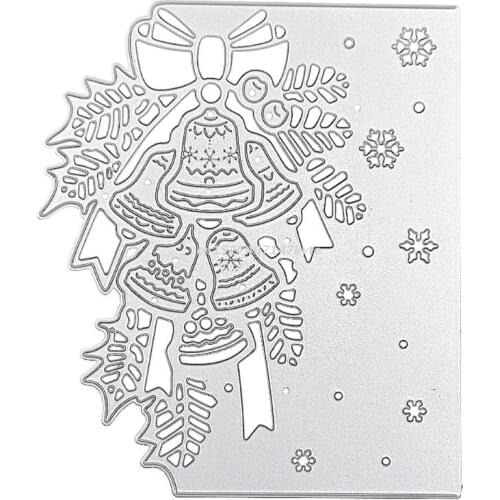 Christmas Bell Metal Cutting Dies Stencil DIY Scrapbooking Album Paper Card Mold