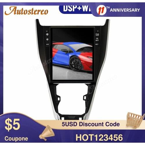 Tesla Style Android 9 6 Core 128GB Car GPS Navigation For TOYOTA Harrier 2013-2018 Stereo Head Unit Multimedia Player Auto Radio