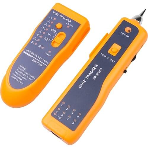 Kebidumei Newest RJ11 RJ45 Cat5 Cat6 Telephone Wire Tracker Tracer Toner Ethernet LAN Network Cable Tester Detector Line Finder