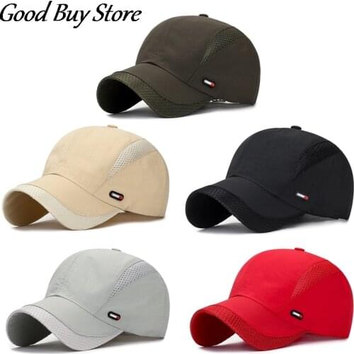 Unisex Breathable Cotton Golf Caps Basketball Football Cap Women Men Comfortable Snapback Sun Hats Tennis Player Visors Hat