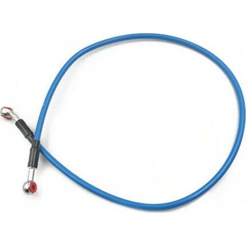 Universal 45cm Brake Oil Hose Tube Line Fitting Stainless Steel Braided Motorcycle For Yamaha Suzuki Kawasaki Honda Cruiser