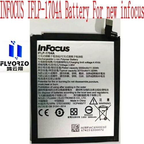 High Quality 3070mAh INFOCUS IFLP-1704A Battery For new infocus FLP-1704A Mobile Phone