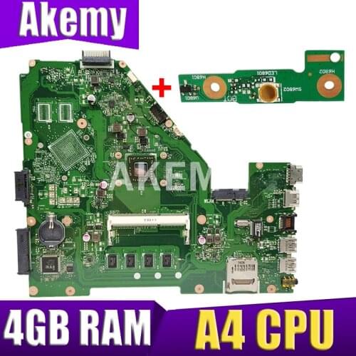 X550EA Laptop motherboard for ASUS X550EA X550EP X550E X552E Test original mainboard 4G RAM A4 CPU