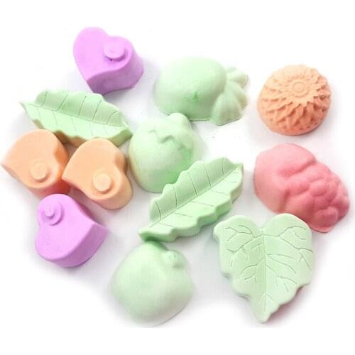 5pcs Small Pet Animal Fruit Shape Minerals Molar Stone Pet Molar Stone Chew Toys for Chinchilla/Hamster/Guinea Pigs