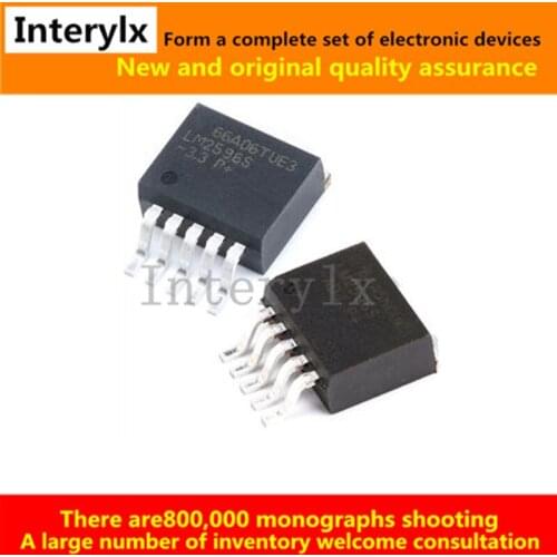10PCS NEW LM2596SX LM2596S-3.3/5.0/12/ADJ/NOPB TO-263 Switching voltage stabilizer The patch