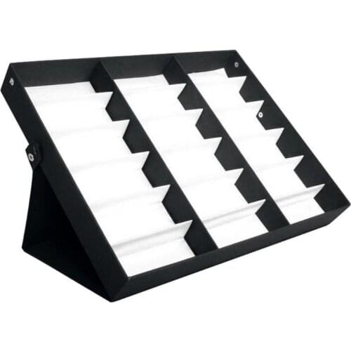 18 Sunglasses Glasses Retail Shop Display Stand Storage Box Case Tray Black