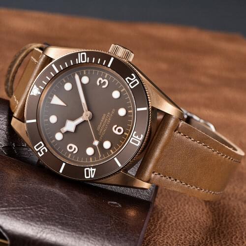 41mm Corgeut luxury top brand sport Sapphire Glass Sterile Coffee Dial PVD Mechanical Male clock Japan NH35 Automatic Wrist Watc