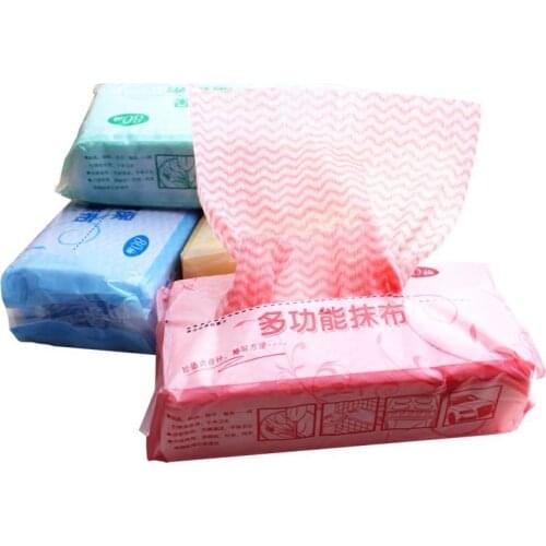 5 packs of a practical disposable cloth, kitchen non-woven cloth, absorbent non-oily loose cloth, dish cloth, cleaning towel