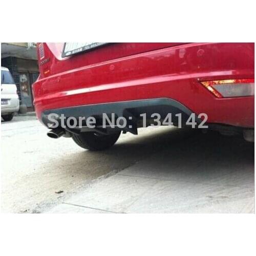 Car Rear Bumper Diffuser spoiler Bumper Protector Wing For Ford Focus hatchback 2009-2013