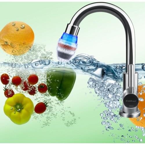 3pcs Household Kitchen Home Carbon Faucet Magnetize Faucet Tap Water Clean Purifier Filter Cartridge Filter