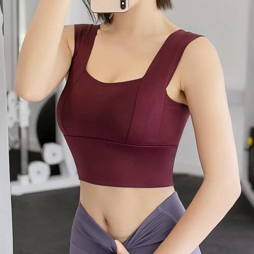 Lovely Push Up Sports Bra For Women Cross Straps Wireless Padded Comfy Gym Bra Yoga Underwear Active Wear Workout Fitness Top
