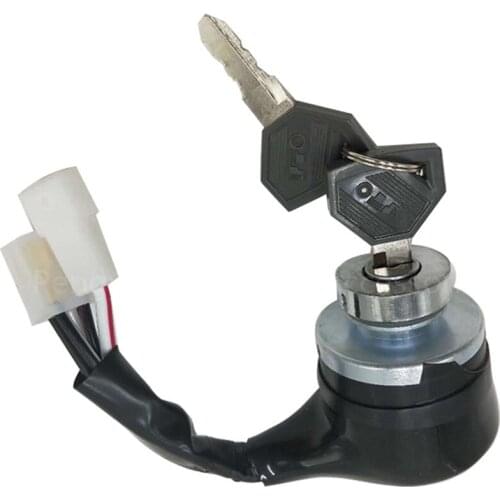 Free shipping excavator parts CRR 52453 fuel starter for Komatsu 30/40 Daewoo 55 Yuchai 60 ignition switch electric door lock